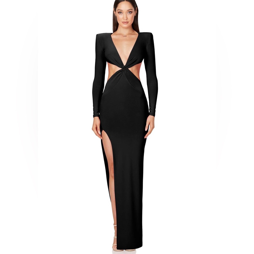 NOOKIE JEWEL GOWN - BLACK